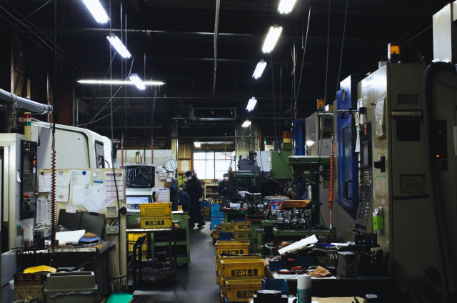 新潟県胎内市|株式会社近江産業の受注の流れ2工場内の様子